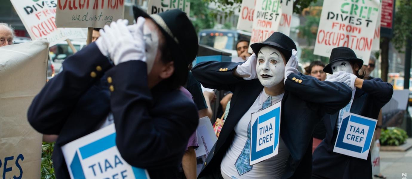 TIAA-CREF Divest Mime Troupe